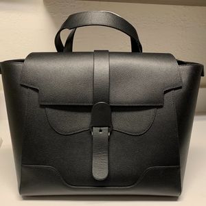 Senreve Large Black Maestra Handbag